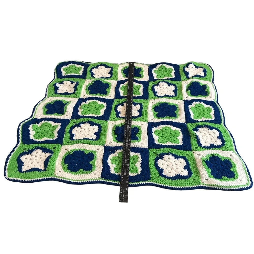 Vintage crochet ‎ baby blanket